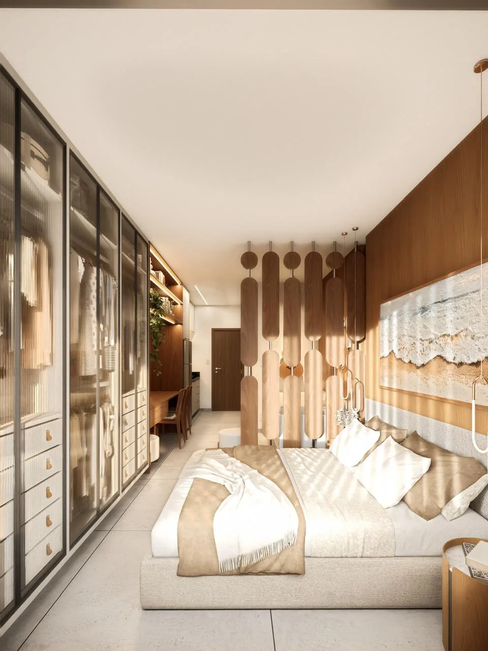 Quarto com closet, imagem ilustrativa
